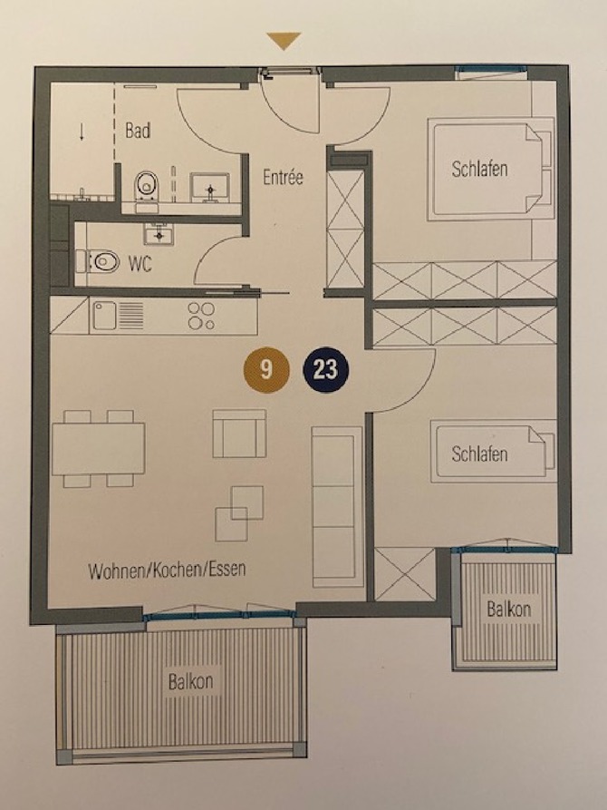 Ferienwohnung in Gro&szlig;enbrode - Meerblickvilla 09 - Grundriss