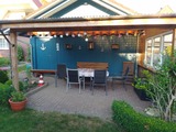 Ferienwohnung in Kabelhorst - Geißler - Terrasse im Garten