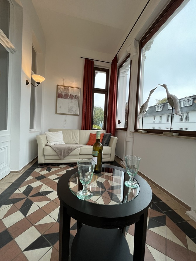 Ferienwohnung in Ostseebad Heringsdorf - Villa Kramme - Tagsüber einfach nur ein Sofa