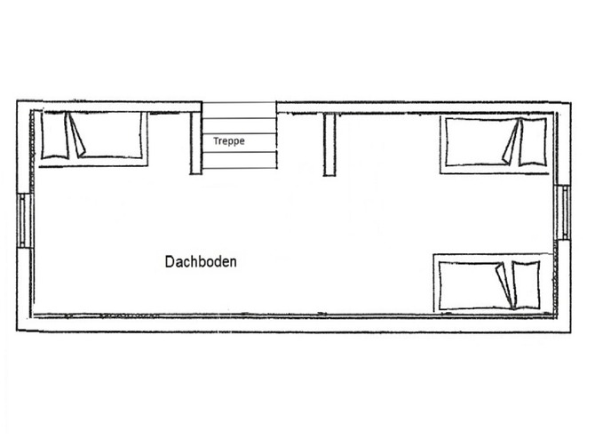 Ferienhaus in Carinerland - Grünes Haus - Grundriss OG