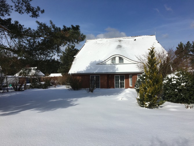 Ferienwohnung in Born a. Darß - Am Raad FeWo Kranich - Winter an der Ostsee