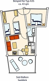 Ferienwohnung in Grömitz - STRANDIDYLL, 46 - Typ A3S - Bild 20