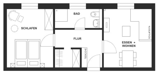 Ferienwohnung in Hornstorf OT Rüggow - Quaduxenbarg - Bild 4