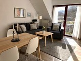 Ferienwohnung in Gustow - Ferienwohnung "Nils Holgerson" mit Balkon zwischen Strand, Wald & Wiese im Südosten der Insel Rügen! - Bild 1