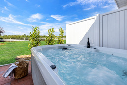 Wellness- Doppelhaush&auml;lfte "Meer" eingez&auml;unt 1.30m