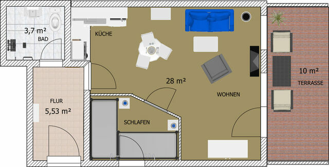 Ferienwohnung in Sch&ouml;nberger Strand - Petersen und Stoltenberg Wiesenweg GbR: Fe.-App. "Wiesenpieper" - Bild 18