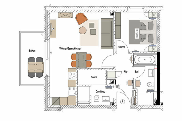 Ferienwohnung in Gr&ouml;mitz - Peters Lodge 6 - Bild 15