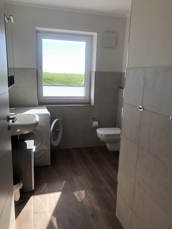 Ferienhaus in Fehmarn OT Gammendorf - Feriendomizil SeeSand 2 - Duschbad mit Waschmaschine