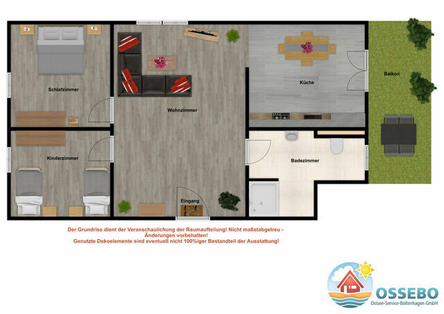 Ferienwohnung in Boltenhagen - Unterm Dachl&auml;ufer OG - Bild 22